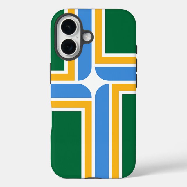 Apple iPhone 16 Case-Mate with Portland flag Case-Mate iPhone Case (Back)