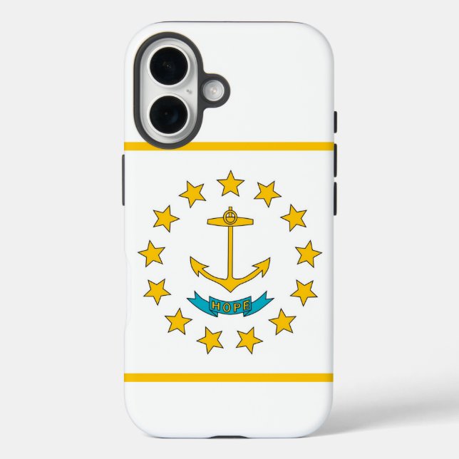 Apple iPhone 16 Case-Mate with Rhode Island Case-Mate iPhone Case (Back)