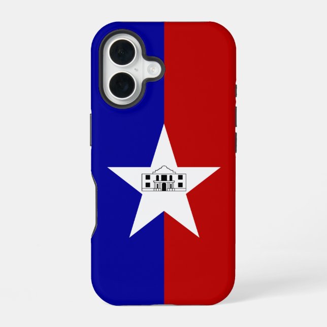 Apple iPhone 16 Case-Mate with San Antonio flag Case (Back)