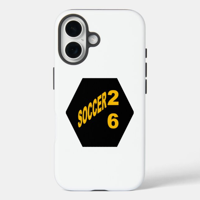  Apple iPhone 16 Case  SOCCER  26 (Back)