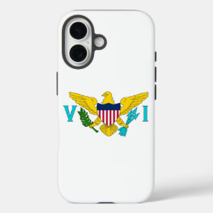 Apple iPhone 16 Case, Virgin Islands flag iPhone 16 Case