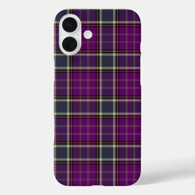 Apple iPhone 16 coque plaid (Verso)