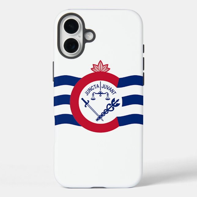 Apple iPhone 16 Plus Case-Mate Cincinnati flag Case (Back)