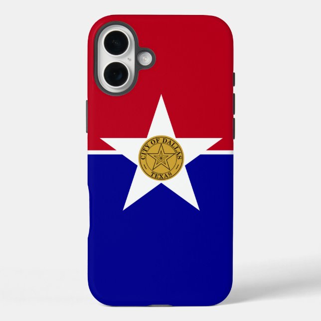 Apple iPhone 16 Plus Case-Mate Dallas flag Case-Mate iPhone Case (Back)