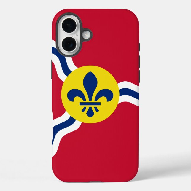 Apple iPhone 16 Plus Case-Mate St. Louis flag Case-Mate iPhone Case (Back)