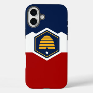 Apple iPhone 16 Plus Case, Utah flag iPhone 16 Plus Case