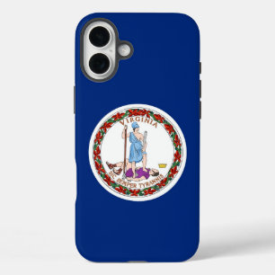 Apple iPhone 16 Plus Case, Virginia flag Case