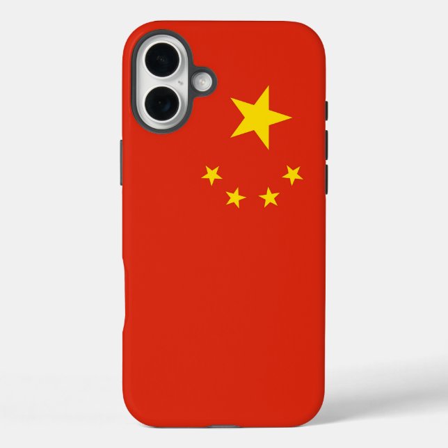 Apple iPhone 16 Plus Mate, China flag Case-Mate iPhone Case (Back)
