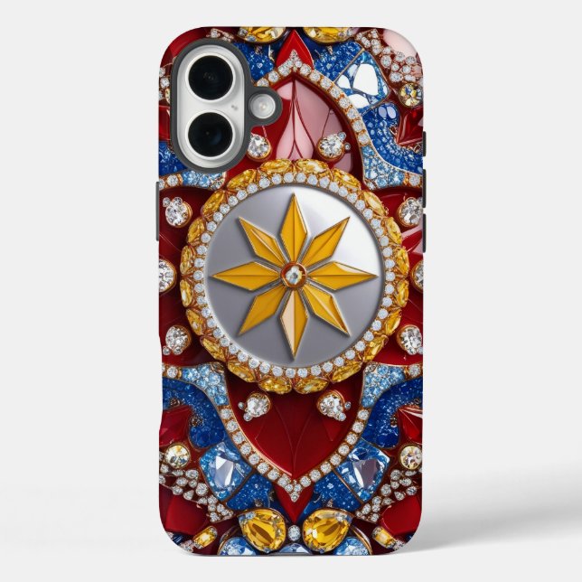 Apple iPhone 16 Plus Mate, Colombia Colours Case-Mate iPhone Case (Back)