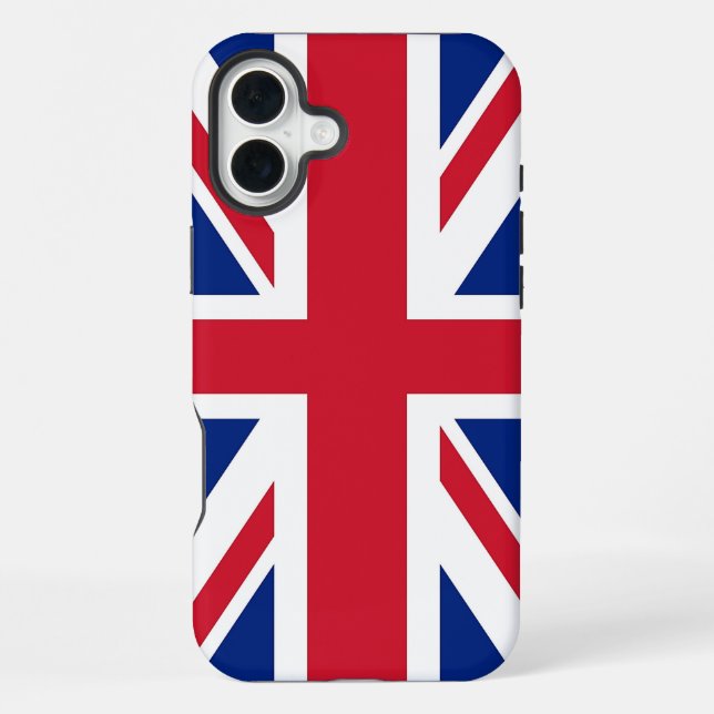Apple iPhone 16 Plus Mate, United Kingdom flag Case (Back)