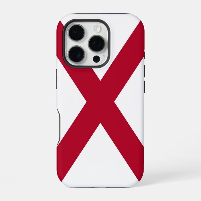 Apple iPhone 16 Pro Case-Mate, Alabama flag Case (Back)