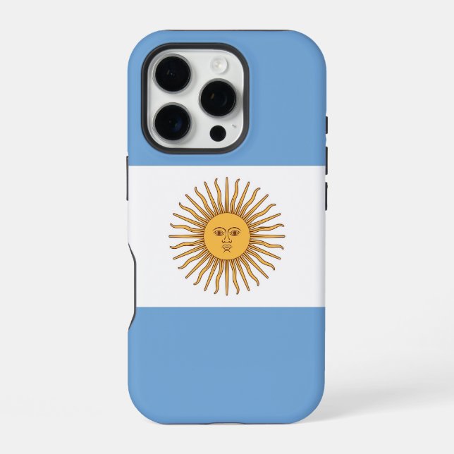 Apple iPhone 16 Pro Case-Mate, Argentina flag Case (Back)