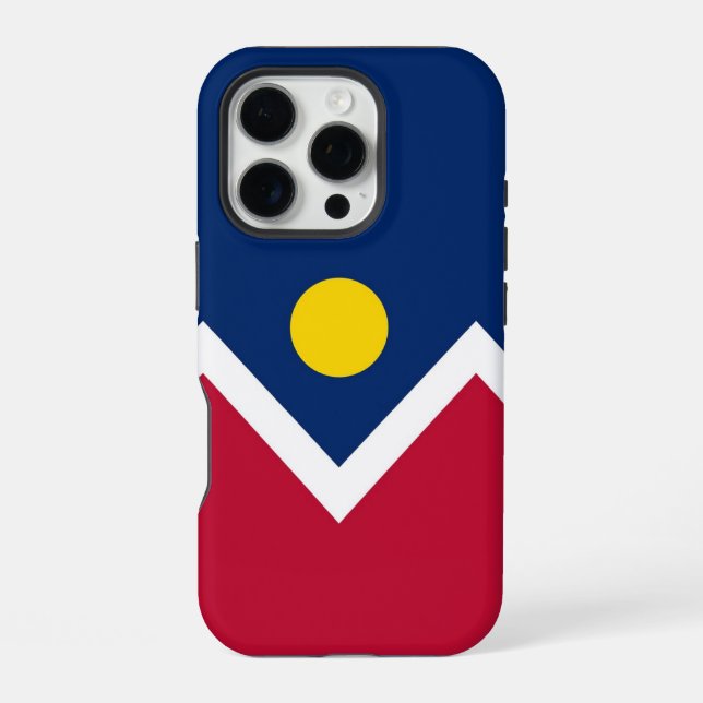 Apple iPhone 16 Pro Case-Mate, Denver flag Case (Back)