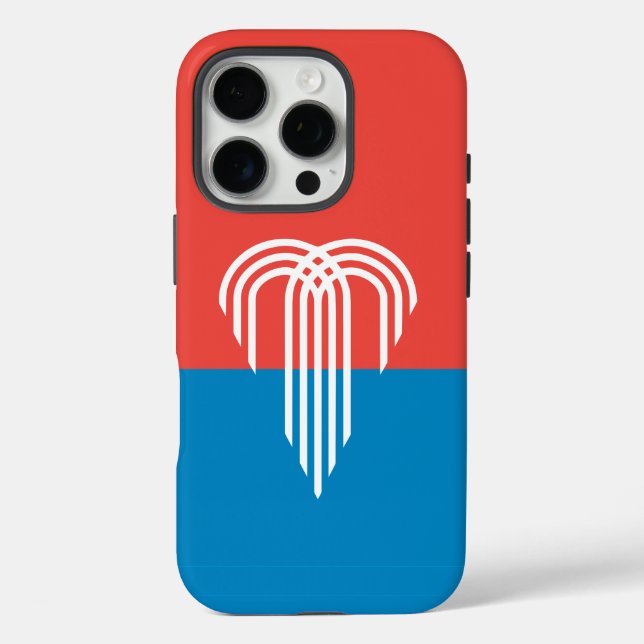 Apple iPhone 16 Pro Case-Mate, Kansas City flag Case-Mate iPhone Case (Back)