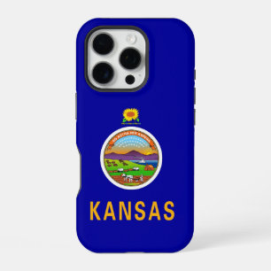 Apple iPhone 16 Pro Case-Mate, Kansas flag Case