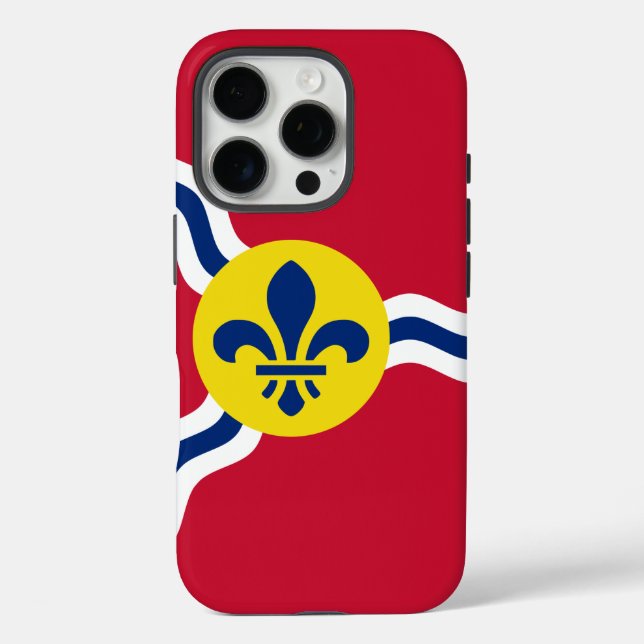 Apple iPhone 16 Pro Case-Mate, St. Louis flag Case-Mate iPhone Case (Back)