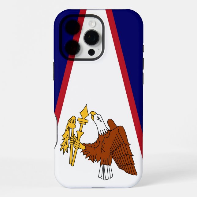 Apple iPhone 16 Pro Max Case, American Samoa flag Case (Back)