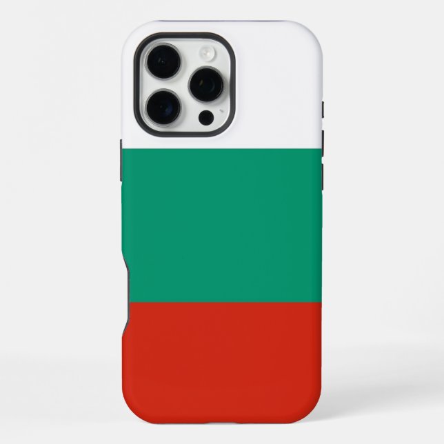 Apple iPhone 16 Pro Max Case, Bulgaria flag Case (Back)
