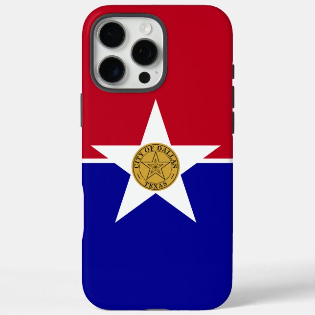 Apple iPhone 16 Pro Max Case, Dallas flag Case-Mate iPhone Case (Back)