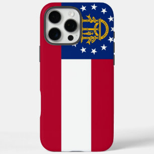 Apple iPhone 16 Pro Max Case, Georgia flag iPhone 16 Pro Max Case
