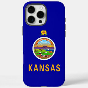 Apple iPhone 16 Pro Max Case, Kansas flag Case