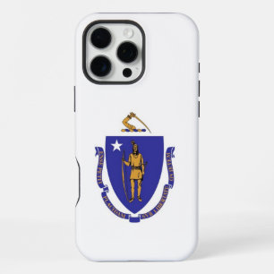Apple iPhone 16 Pro Max Case, Massachusetts flag Case