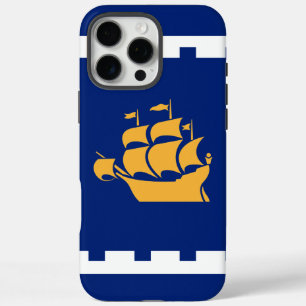 Apple iPhone 16 Pro Max Case, Quebec City flag Case