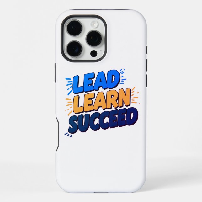 "Apple iPhone 16 Pro Max - LEAD, LEARN, SUCCESS Ed Case (Back)