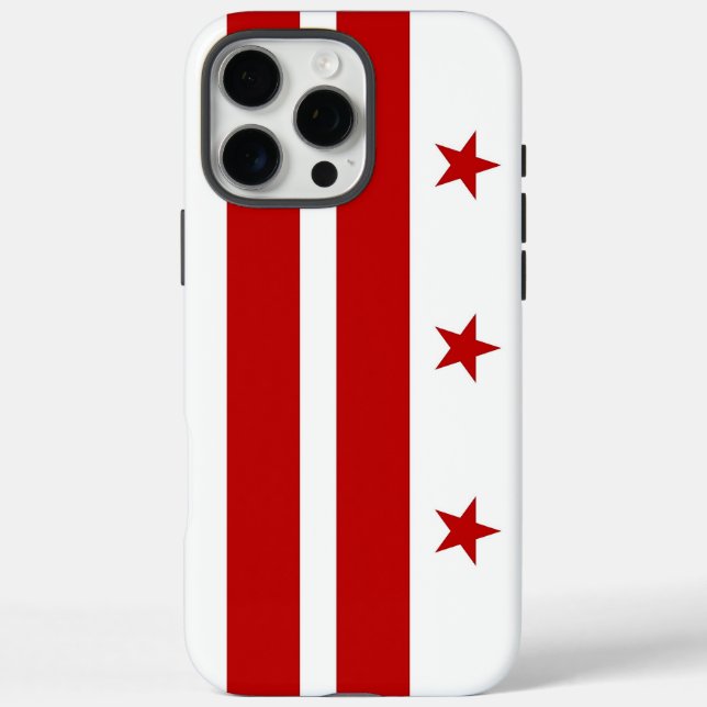 Apple iPhone 16 Pro Max, Washington DC flag Case-Mate iPhone Case (Back)