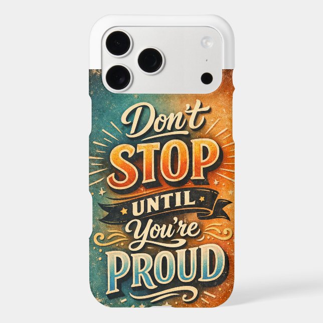 Apple IPhone 17 pro max motivational cases (Verso)