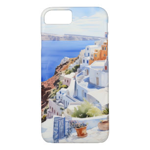 Apple iPhone 8/7, Barely Phone Case Oia Santorini