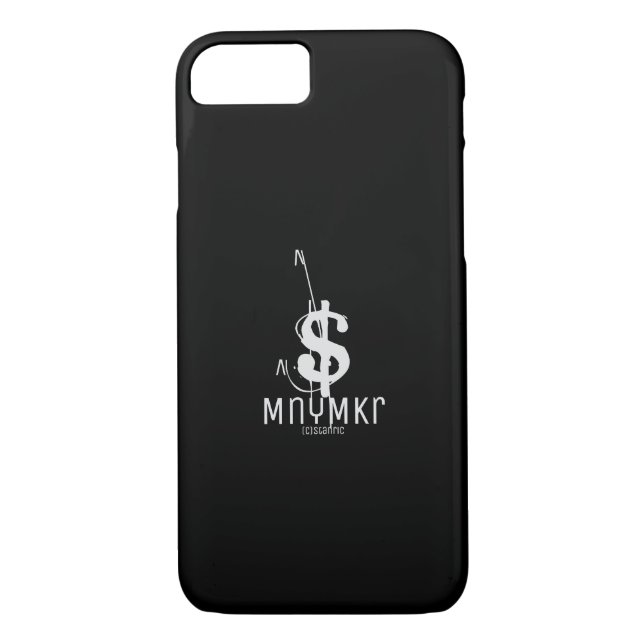 apple iphone 8/7 case art style design (Back)