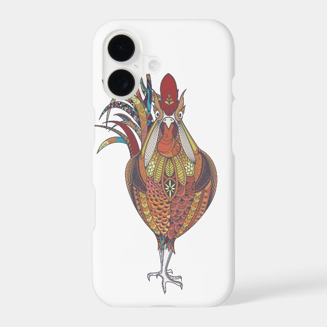 Apple iPhone 8/7 Case-Colourful Chicken (Back)