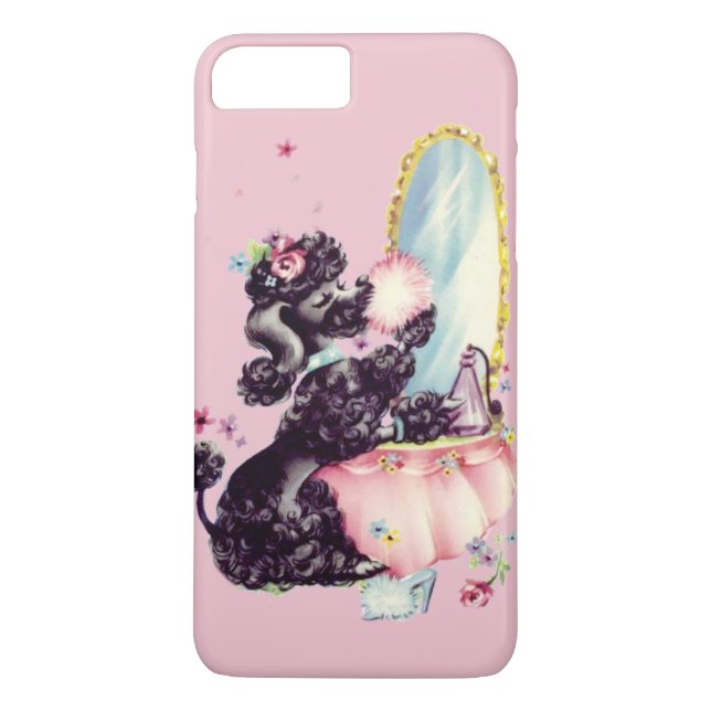 Apple iPhone 8 Plus Vintage Poodle Case (Back)