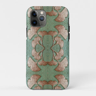 Apple iPhone case with Gingko leaves
