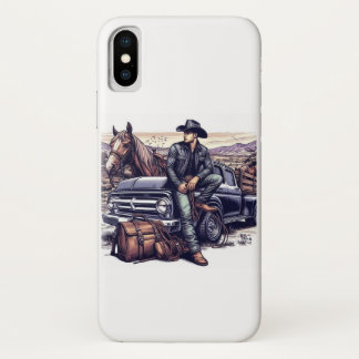 Apple IPhone Personnaliser Coque Cowboy avec un Pi