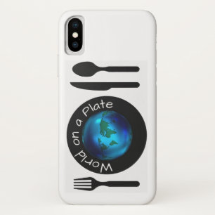 Apple iPhone X Phone Case World On A Plate