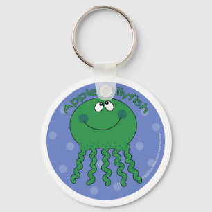 Apple Jellyfish Keychain