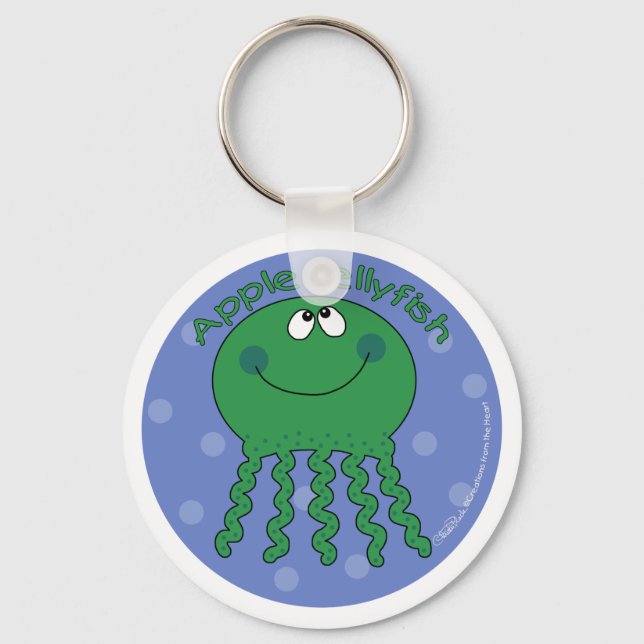 Apple Jellyfish Keychain (Front)