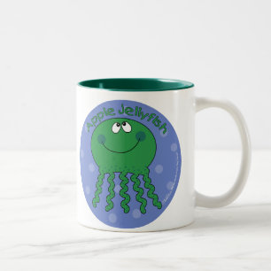 Apple Jellyfish Two-Tone Coffee Mug
