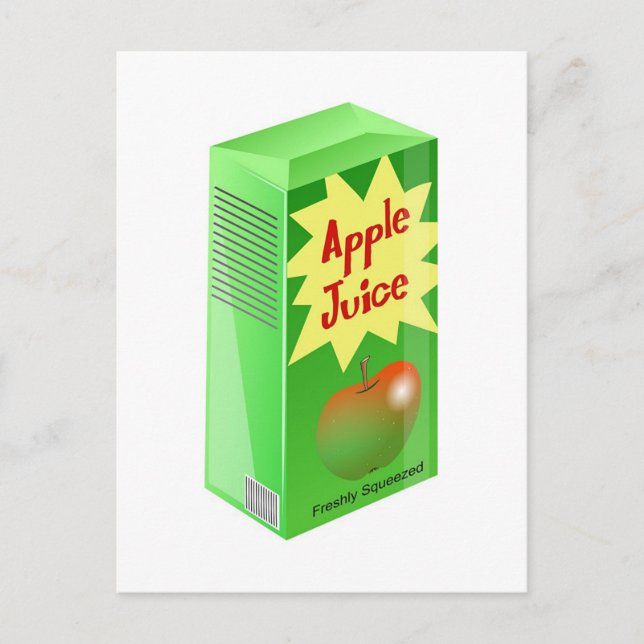 Apple Juice Postcard (Front)