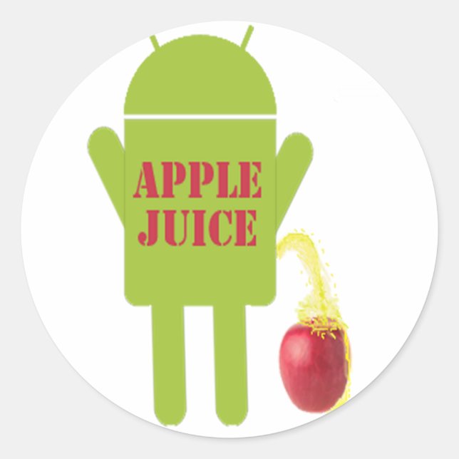 APPLE JUICE STICKER (Front)