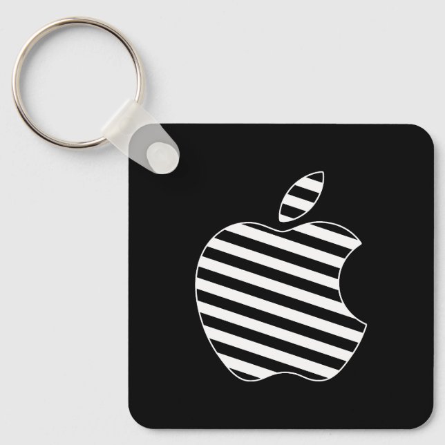 Apple Logo Design Keychain (Front)