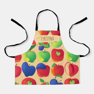 Apple Modern Colourful Personalized Pattern Apron