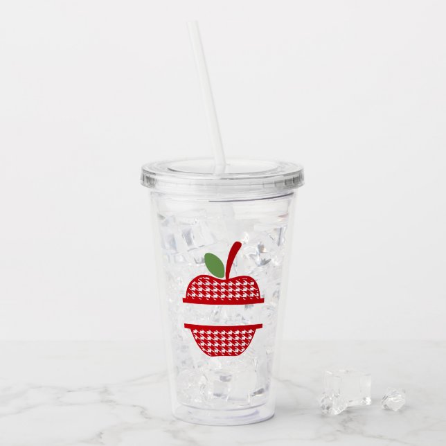 Apple Monogram Tumbler (Front Ice)