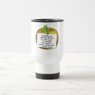 Apple Note Quote Travel Mug