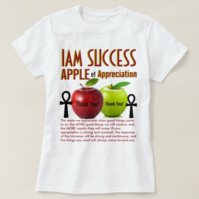 APPLE of APPRECIATION T-Shirt (Design Front)