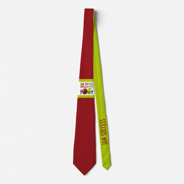 APPLE of APPRECIATION Tie (Front)