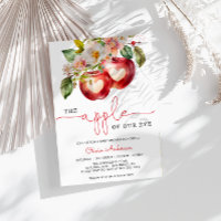 Apple of my eye Baby Shower Invitation