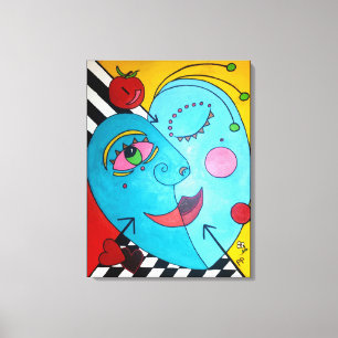 Apple of My Eye Canvas Print